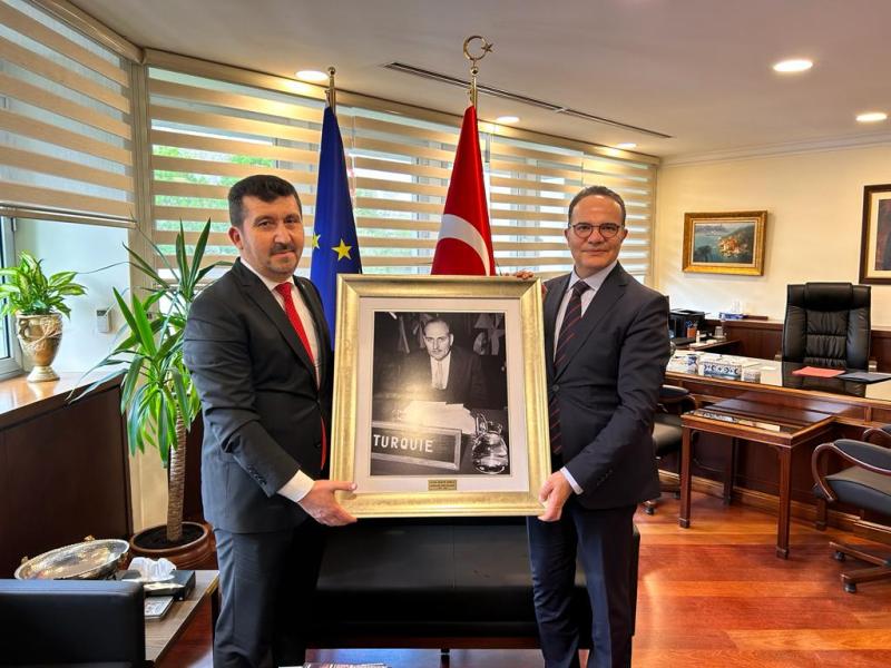 Rektörümüz Prof. Dr. Musa Kazım Arıcan Dışişleri Bakan Yardımcıları Kemal Bozay ve Doç. Dr. Burak Akçapar’ı Ziyaret Etti