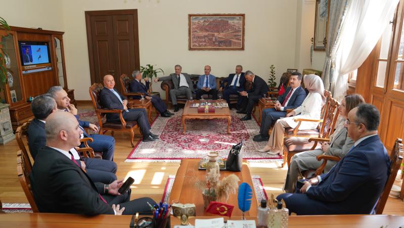 Ankara Valisi Vasip Şahin ve Vali Yardımcıları ile Bilge Yazarlar Projesi Toplantısı Düzenlendi
