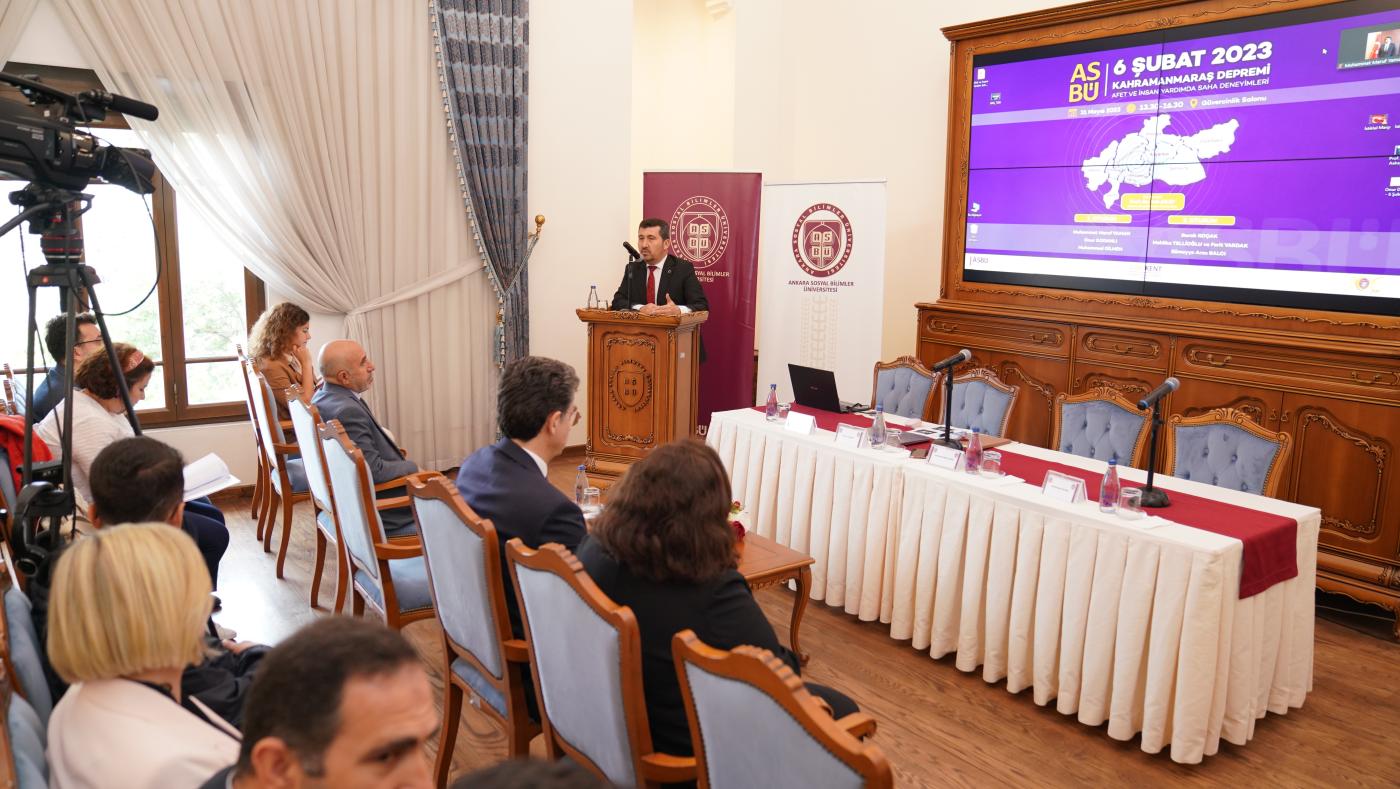 ASBÜKENT tarafından 6 Şubat 2023 Kahramanmaraş Depremi: Afet ve İnsani Yardımda Saha Deneyimleri Paneli Gerçekleştirildi