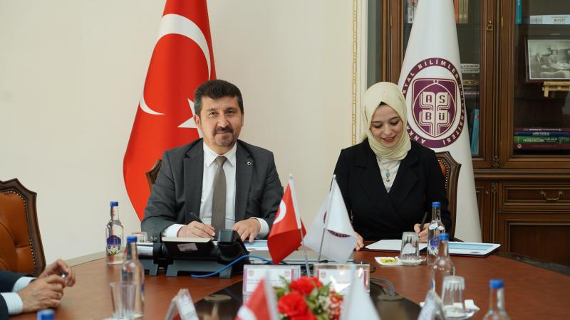 ASBÜ ile Uluslararası Milli İrade Kız Anadolu İmam Hatip Lisesi Arasında İş Birliği Protokolü İmzalandı