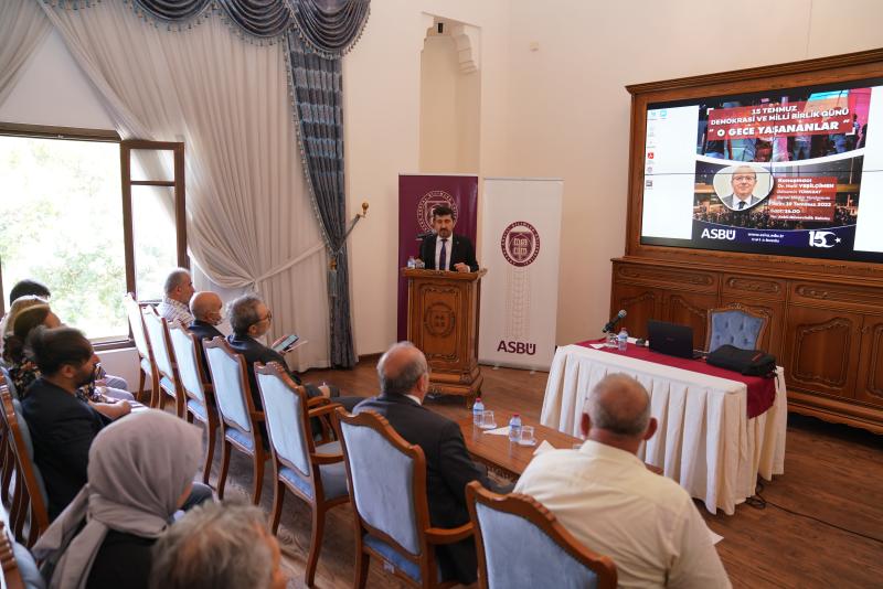 Dr. Halil Yeşilçimen’in Katılımıyla “O Gece Yaşananlar” Adlı Seminer Programı Gerçekleştirildi