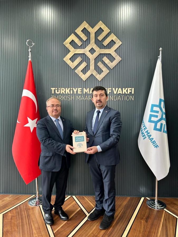 Rektörümüz Prof. Dr. Musa Kazım Arıcan Maarif Vakfı Başkanı Prof. Dr. Birol Akgün’ü Ziyaret Etti
