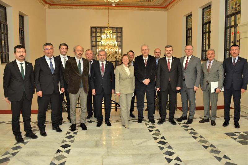 Rektörümüz Prof. Dr. Musa Kazım Arıcan, Türkiye Cumhuriyeti Kültür ve Turizm Bakanlığında, Kültür ve Sanat Konularında İş Birliği Konularının Değerlendirildiği Toplantıya Katıldı