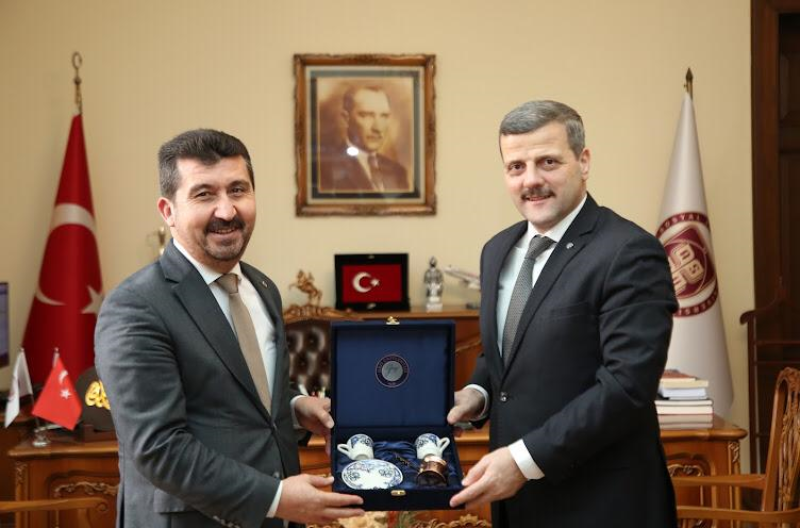 Gazi Üniversitesi Rektörü Prof. Dr. Musa Yıldız, Rektörümüz Prof. Dr. Musa Kazım Arıcan’ı Ziyaret Etti