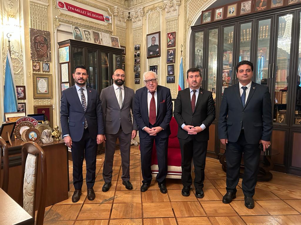 Azerbaycan Yazarlar Birliği Başkanı, yazar ve çevirmen Anar Rızayev’i ziyaret