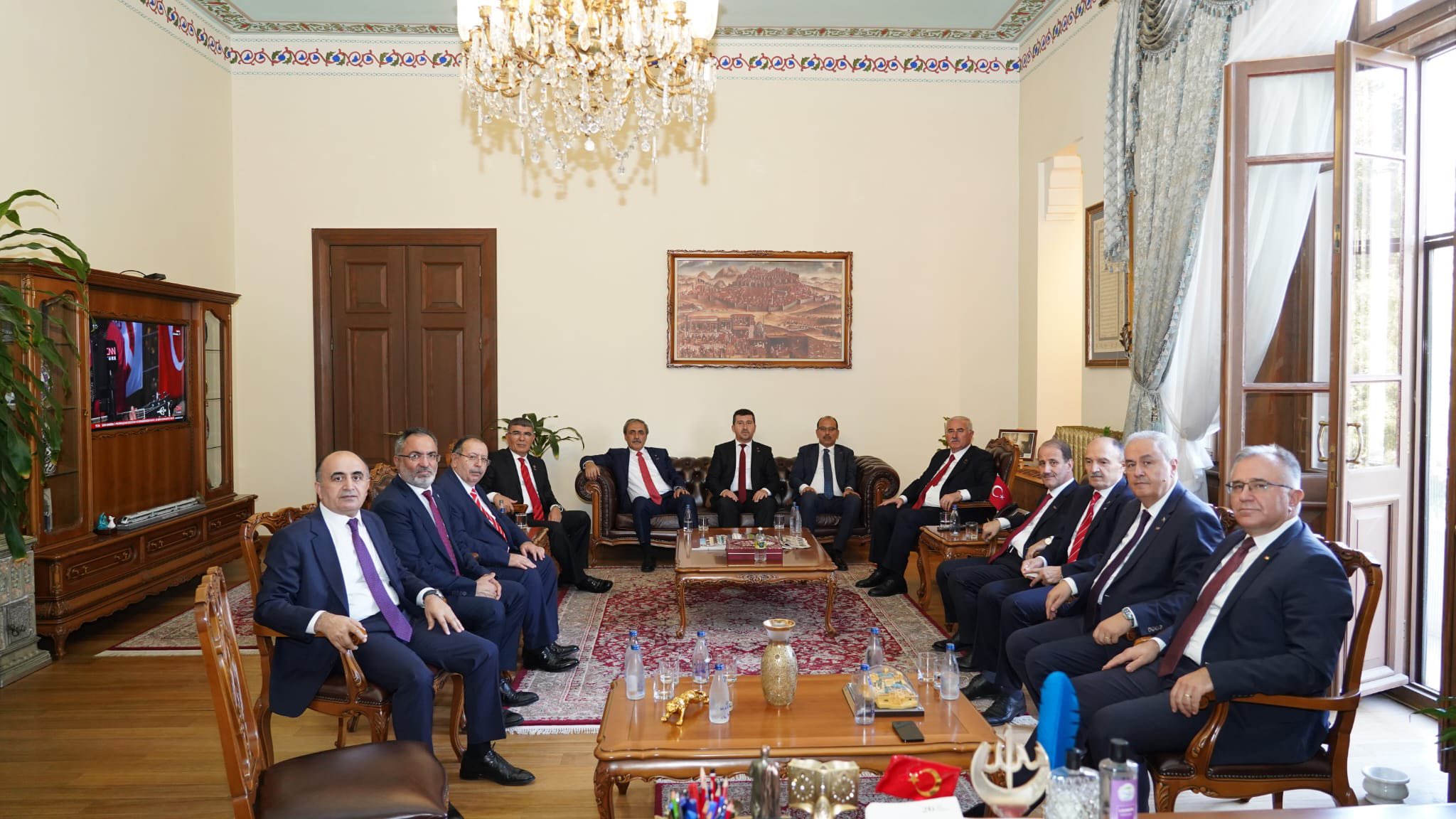 Yüksek Yargı Başkanları ve Rektörlerden, Rektörümüz Prof. Dr. Musa Kazım Arıcan’a Ziyaret