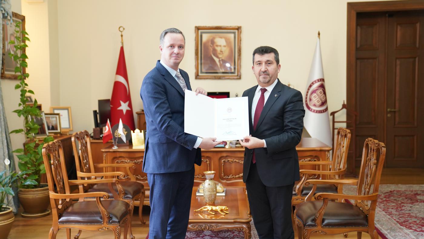 TİKA Başkanı Serkan Kayalar Üniversitemizi Ziyaret Etti