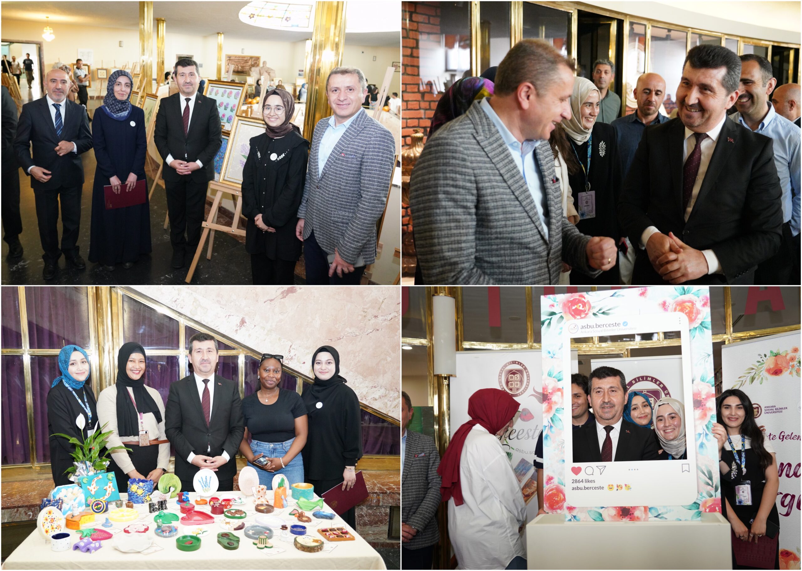ASBÜ Berceste Sanat Öğrenci Topluluğu’nun 4. Geleneksel Sanat Sergisi Açılışı Düzenlendi