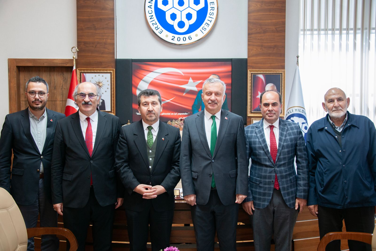 ASBÜ Rektörü Prof. Dr. Musa Kazım Arıcan’dan Erzincan Binali Yıldırım Üniversitesi’ne Ziyaret