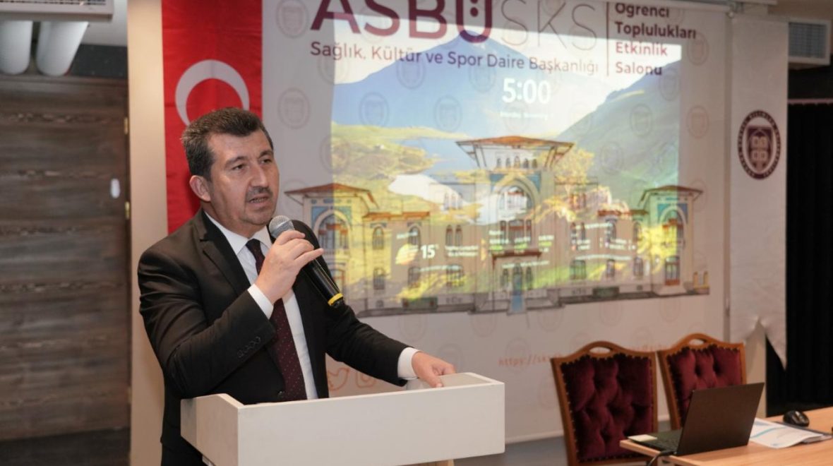 ASBÜ’de Gençlik ve Spor Bakanlığı İş Birliği ile Öğrenci Toplulukları Toplantısı Gerçekleştirildi