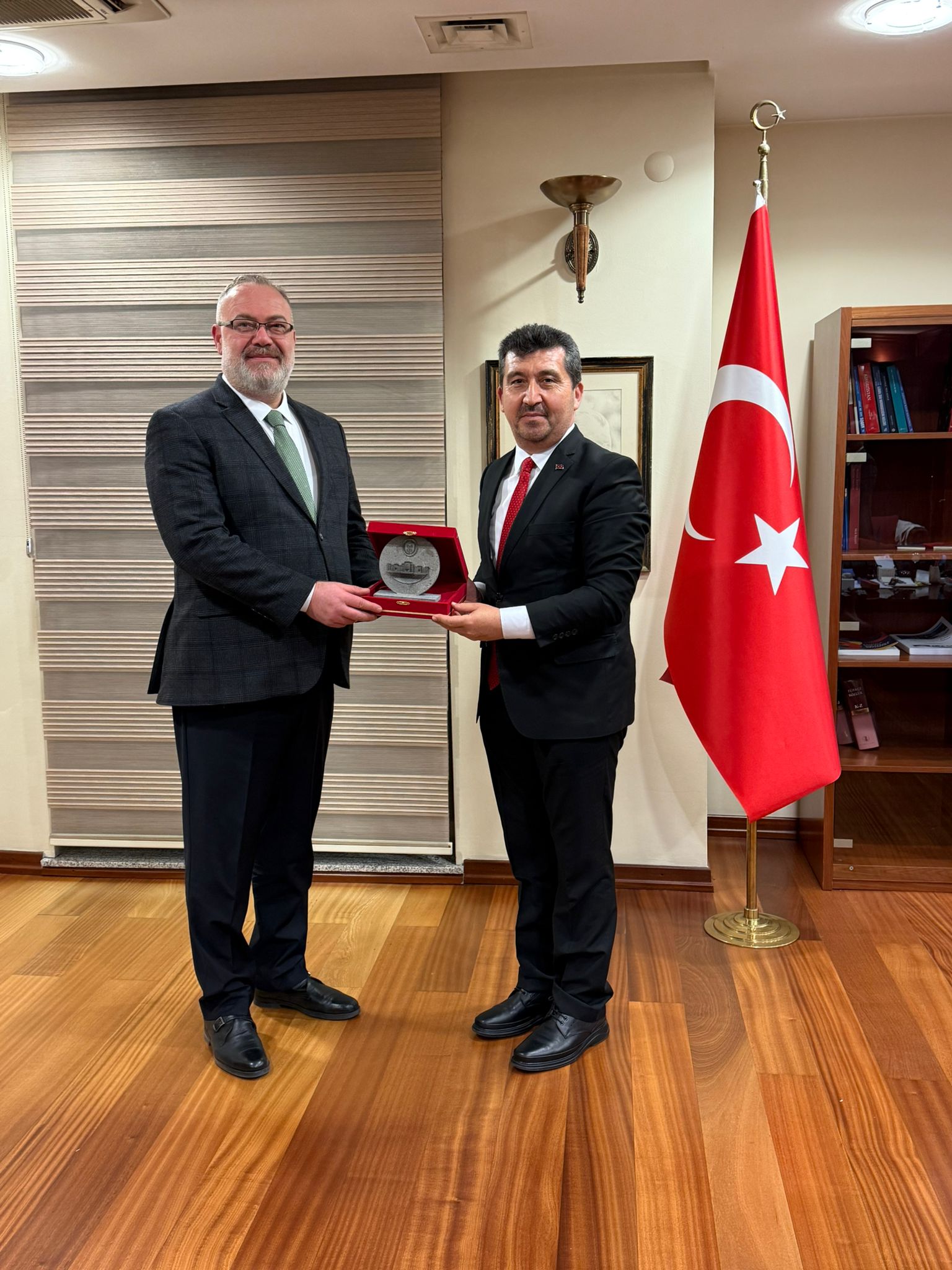 Prof. Dr. Musa Kazım Arıcan, Bişkek Büyükelçisi’ni Ziyaret Etti