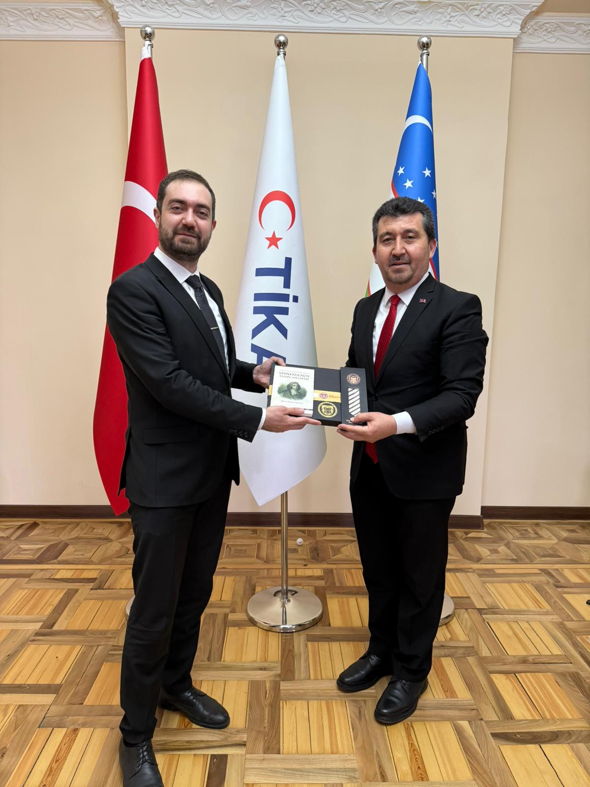 ASBÜ Rektörü Prof. Musa Kazım Arıcan, TİKA Özbekistan Koordinatörü ile Görüştü