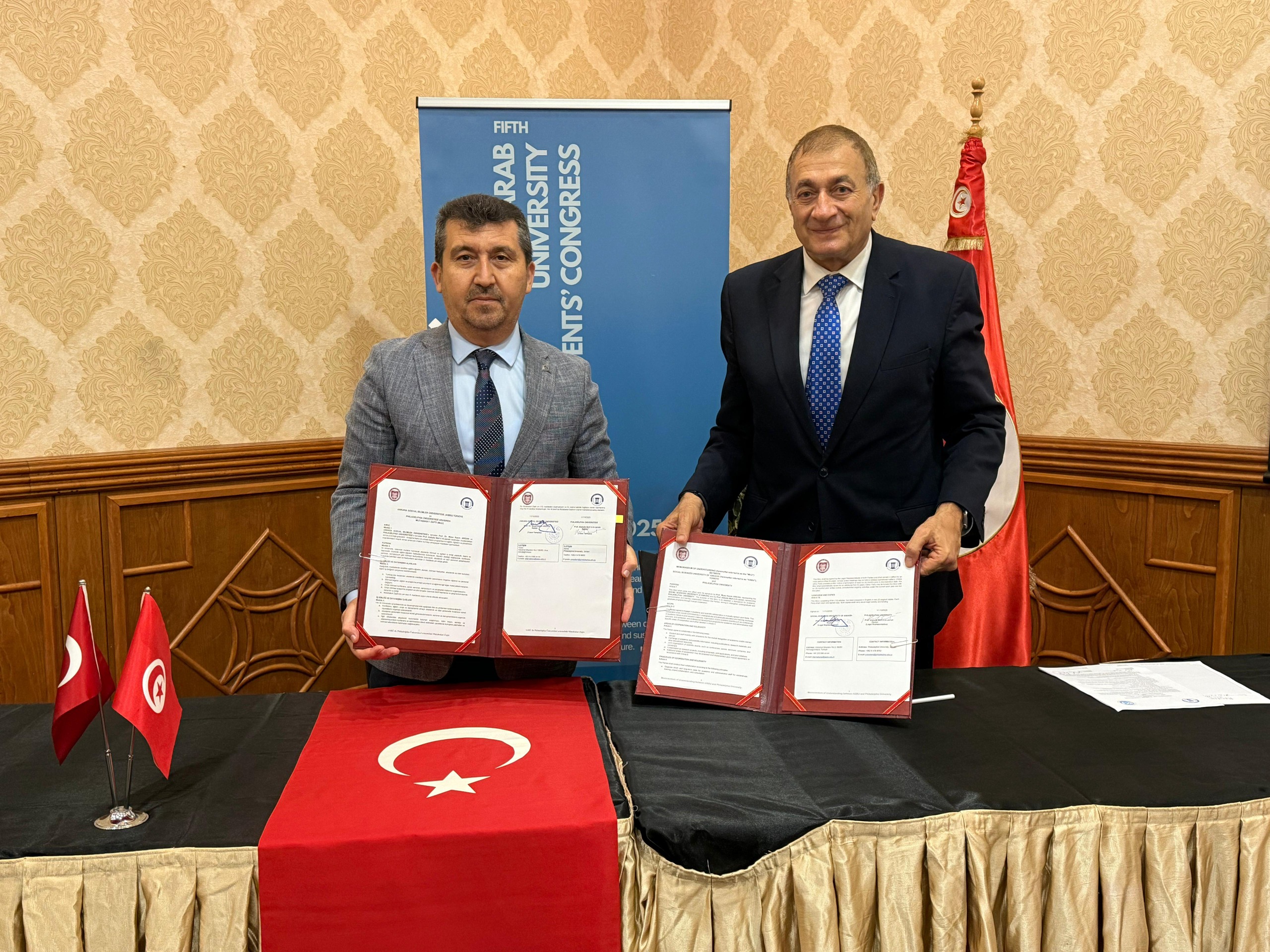 ASBÜ ile Philadelphia Üniversitesi Arasında Akademik İş Birliği Protokolü İmzalandı