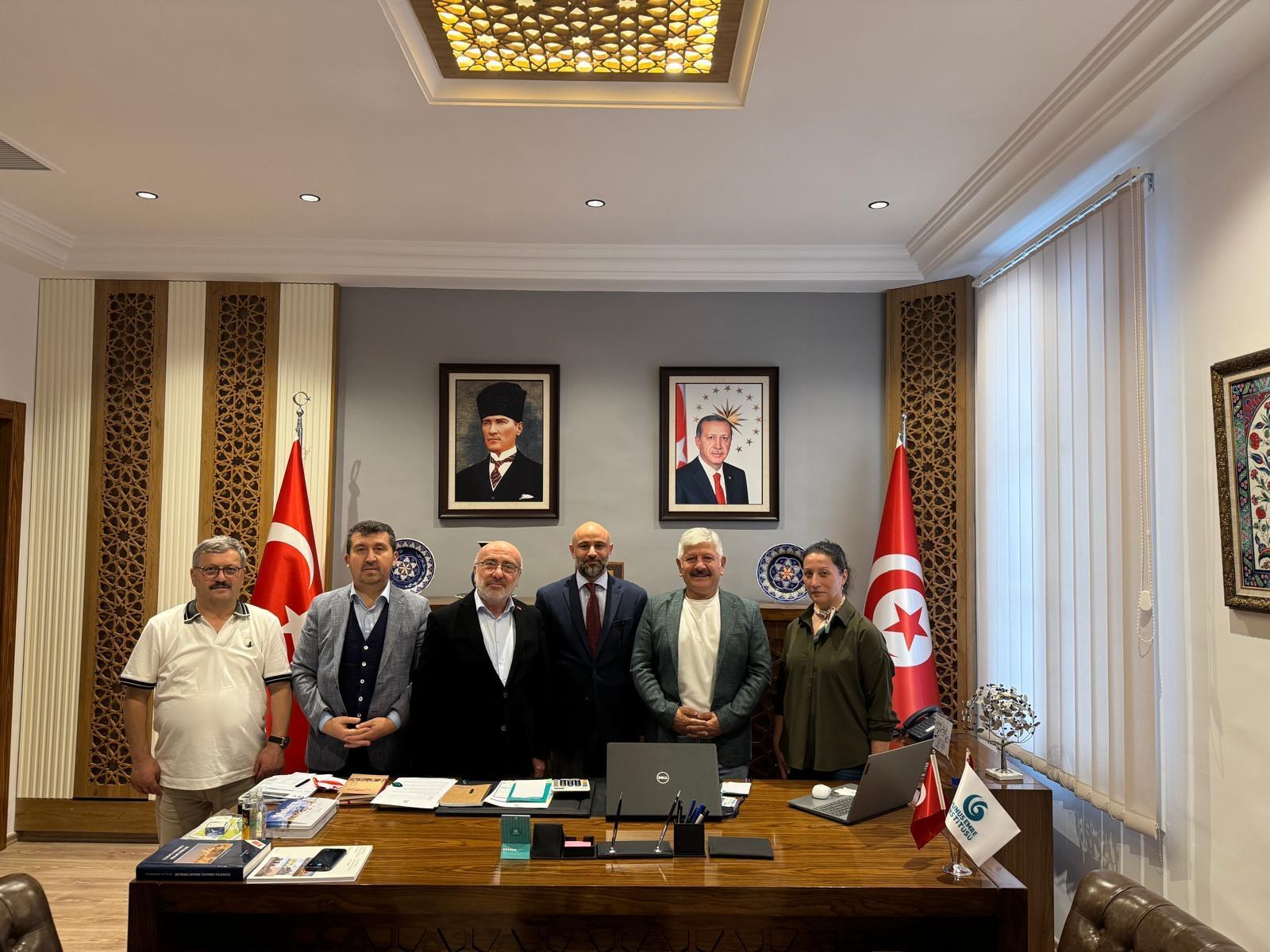 ASBÜ Rektörü Prof. Dr. Musa Kazım Arıcan’dan YEE Tunus Koordinatörlüğüne Ziyaret