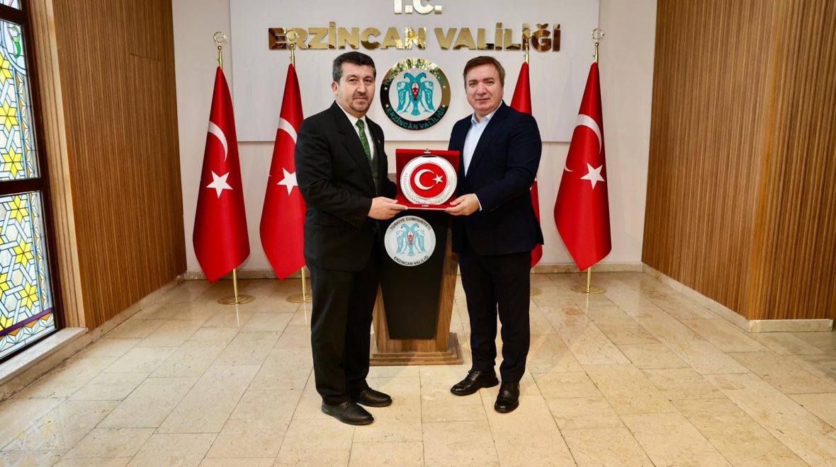 ASBÜ Rektörü Prof. Dr. Musa Kazım Arıcan’dan Erzincan Valiliğine Ziyaret