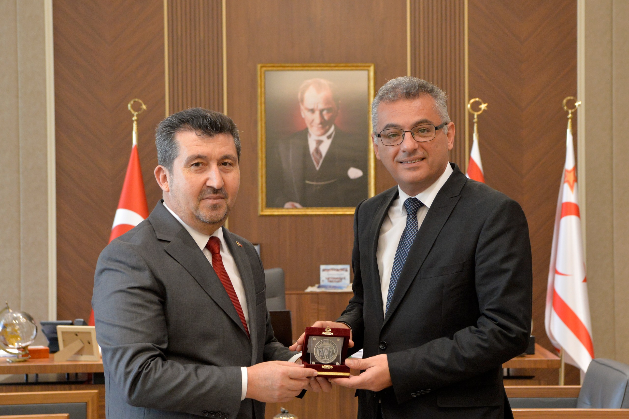 ASBÜ Rektörü Prof. Dr. Musa Kazım Arıcan’dan KKTC Cumhurbaşkanı Tufan Erhürman’a Ziyaret