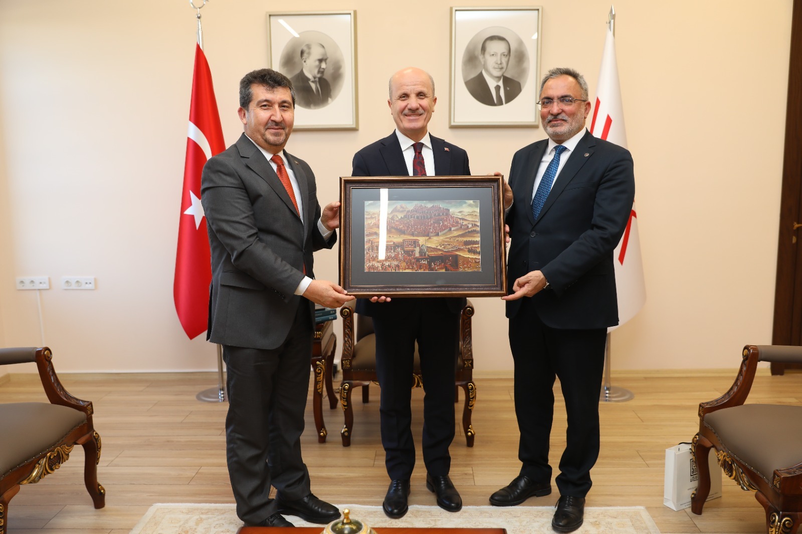 ASBÜ Rektörü Prof. Dr. Arıcan’dan Yükseköğretim Kurulu Başkanı Prof. Dr. Özvar’a Ziyaret