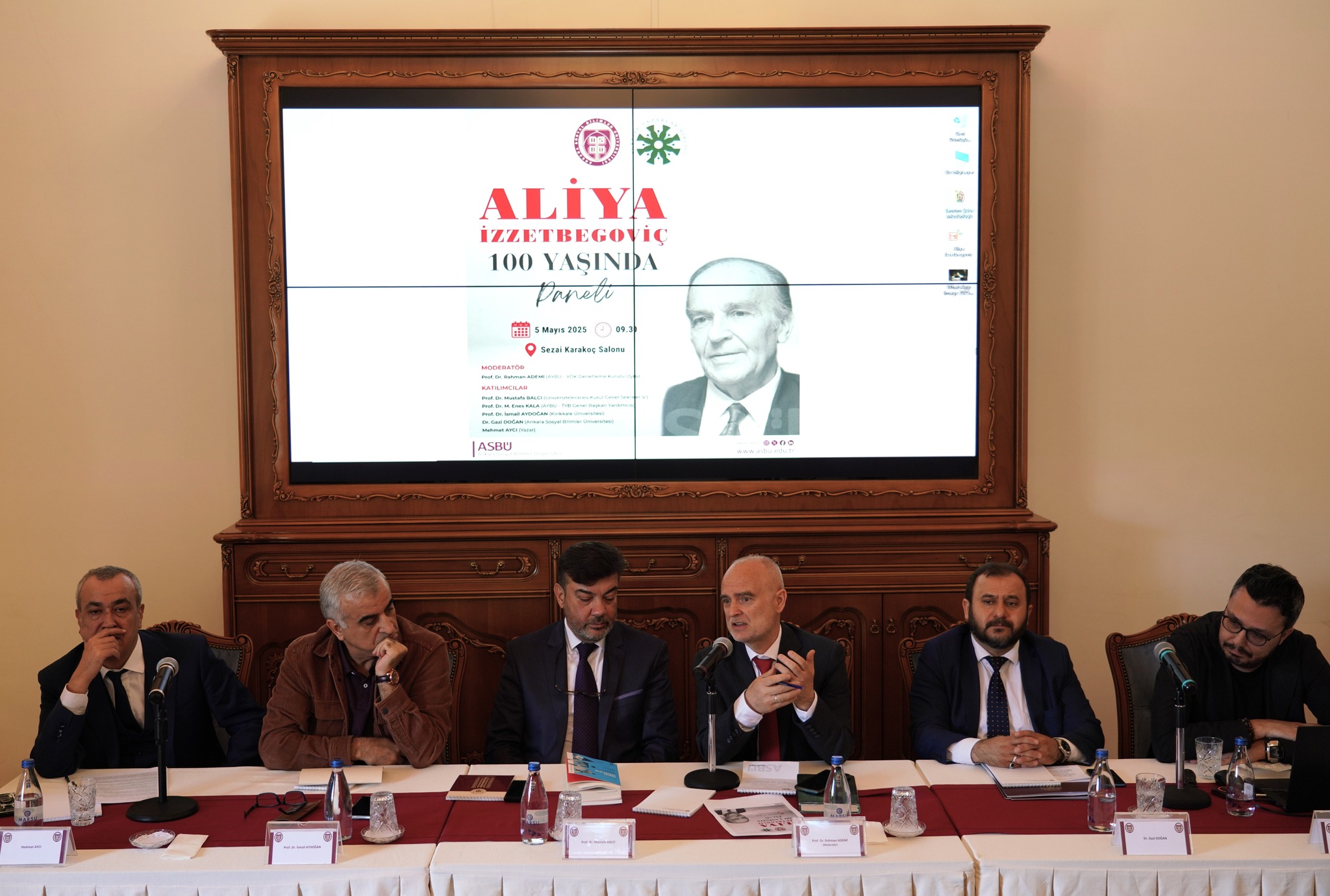 Aliya İzzetbegoviç 100 Yaşında” Paneli: Bilge Liderin Mirasına Vefa