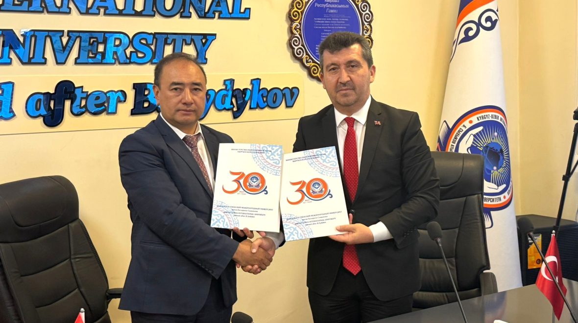 ASBÜ ile Kırgız-Özbek Uluslararası Batıralı Sıdıkov Üniversitesi Arasında İş Birliği Protokolü İmzalandı