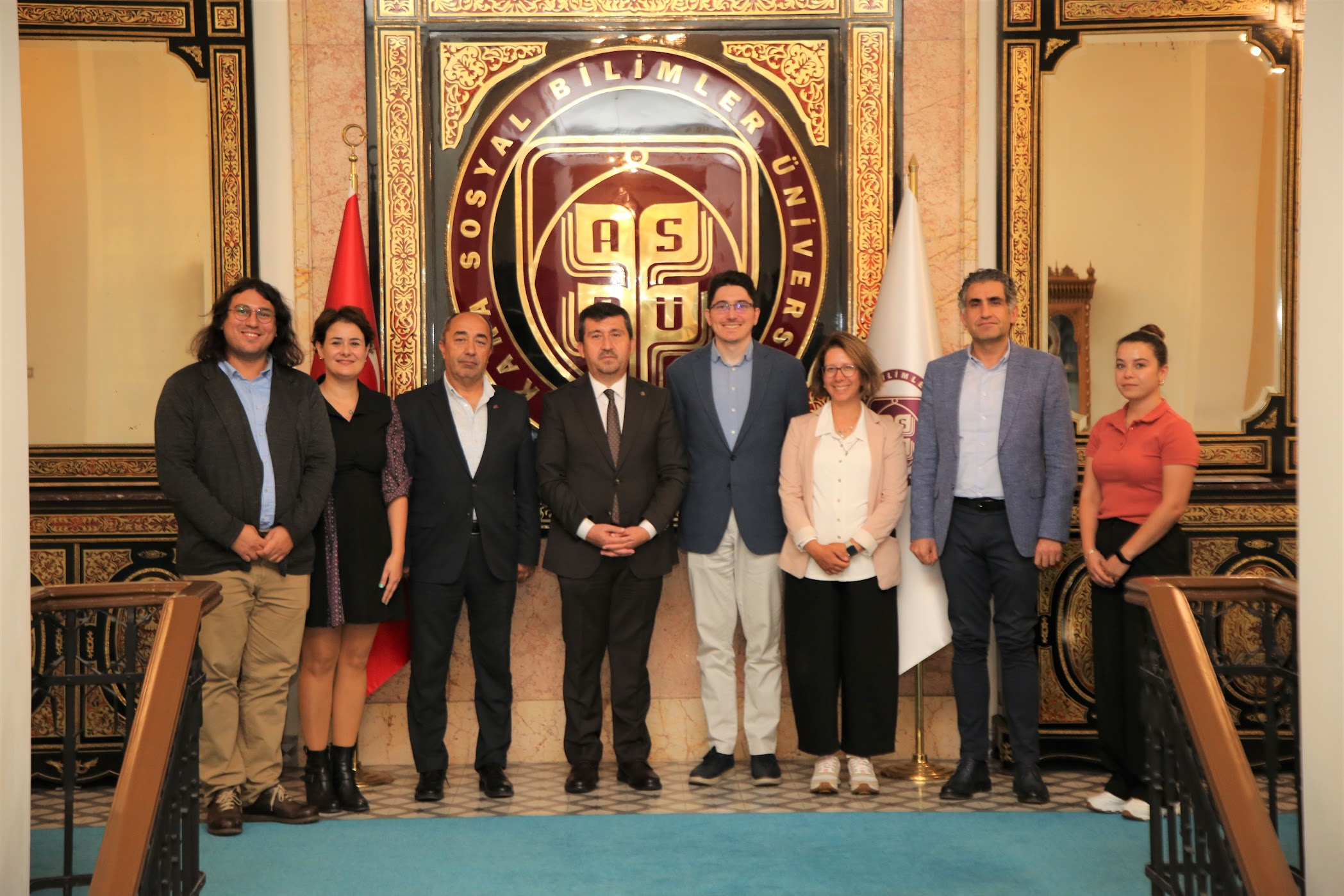 ASBÜ Rektörü Prof. Dr. Musa Kazım Arıcan, ASBÜ Sosyokent TGB’de Yer Alan IDEMA Ekibi ile Bir Araya Geldi