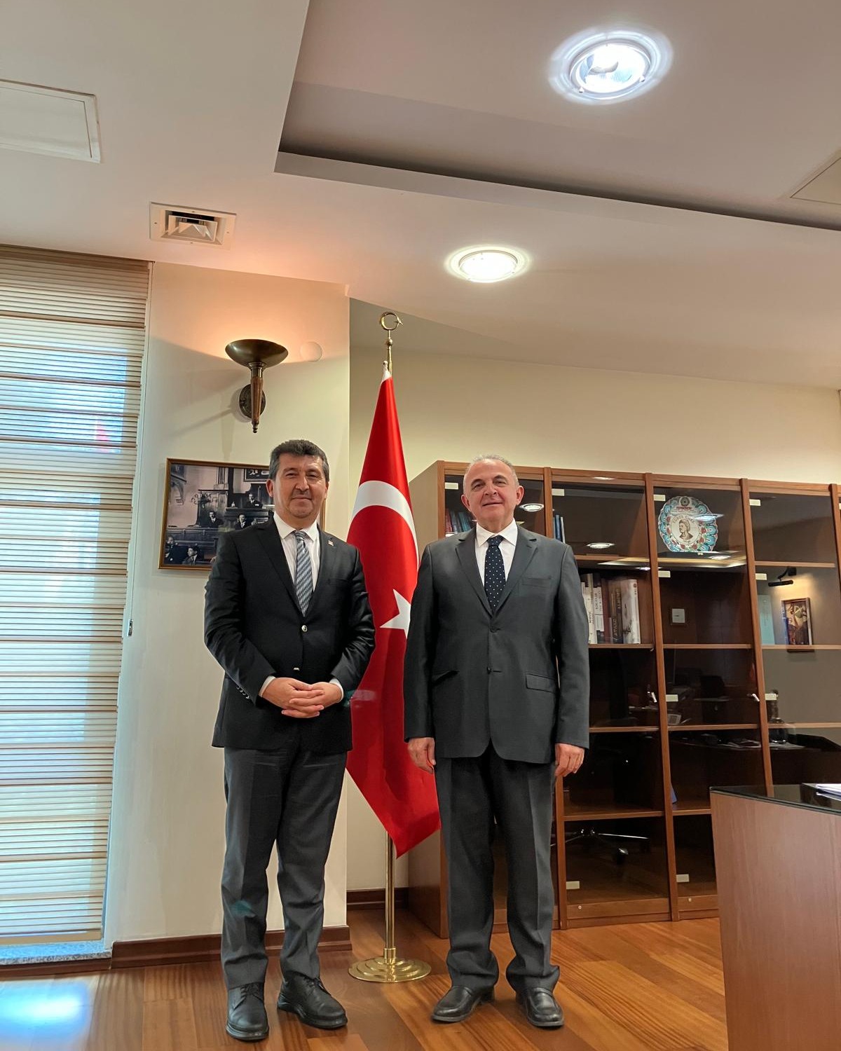 ASBÜ Rektörü Prof. Dr. Musa Kâzım Arıcan’dan Bişkek Büyükelçiliği’ne Ziyaret