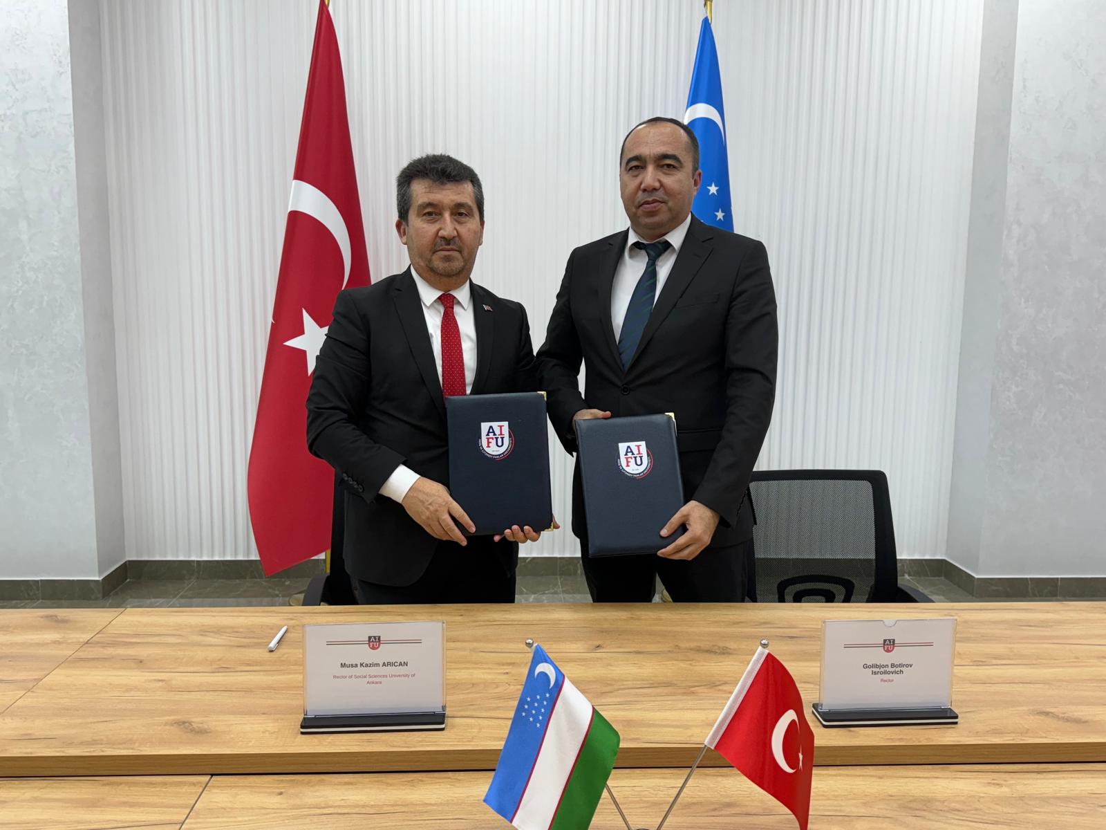 Ankara Sosyal Bilimler Üniversitesi (ASBÜ) ve Doğa ve Sosyal Bilimler Üniversitesi (University of Exact and Social Sciences) Arasında İş Birliği Anlaşması İmzalandı