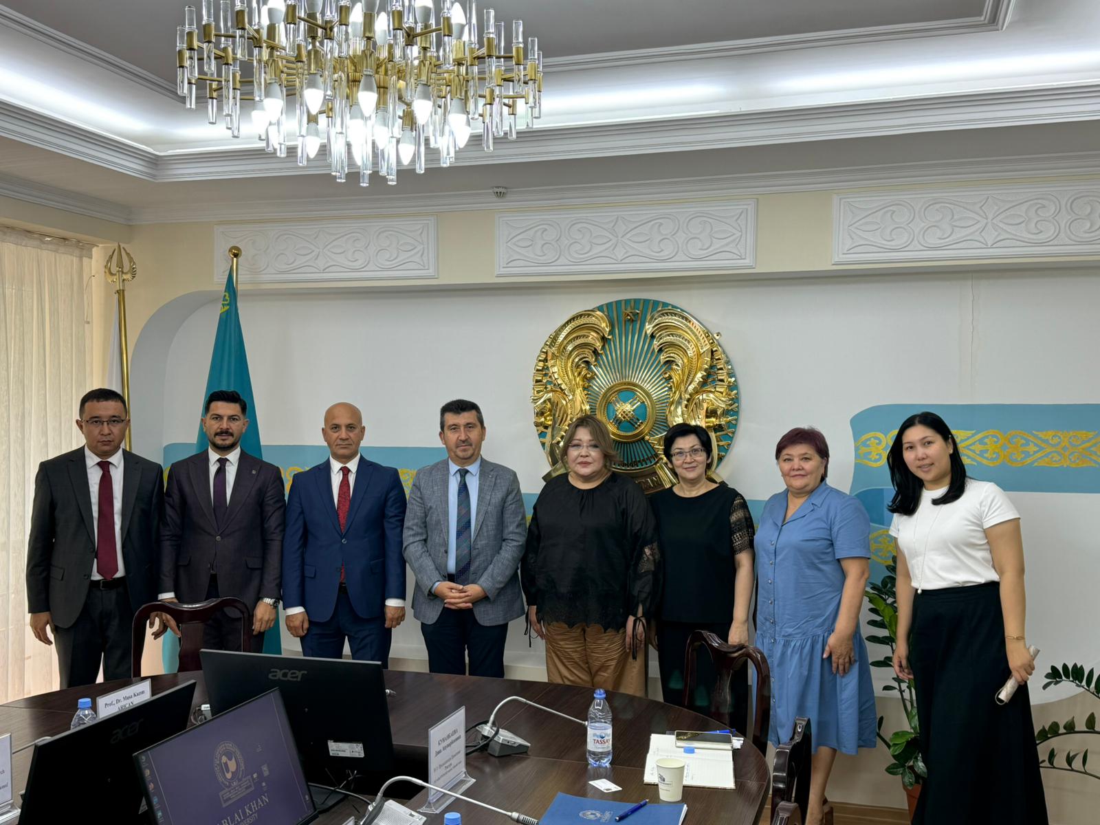 ASBÜ ve Kazak Ablai Khan Üniversitesi Yönetimi Stratejik İş Birliği İçin Bir Araya Geldi