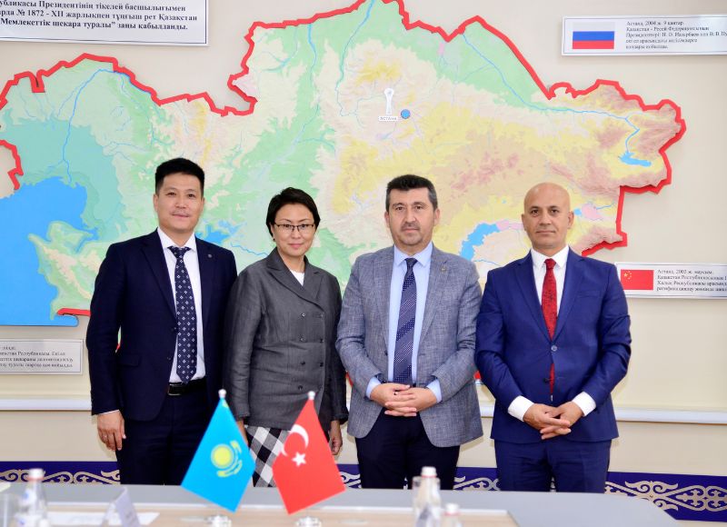 ASBÜ Heyeti Abay Kazak Milli Pedagoji Üniversitesi’nde Resmî Temaslarda Bulundu