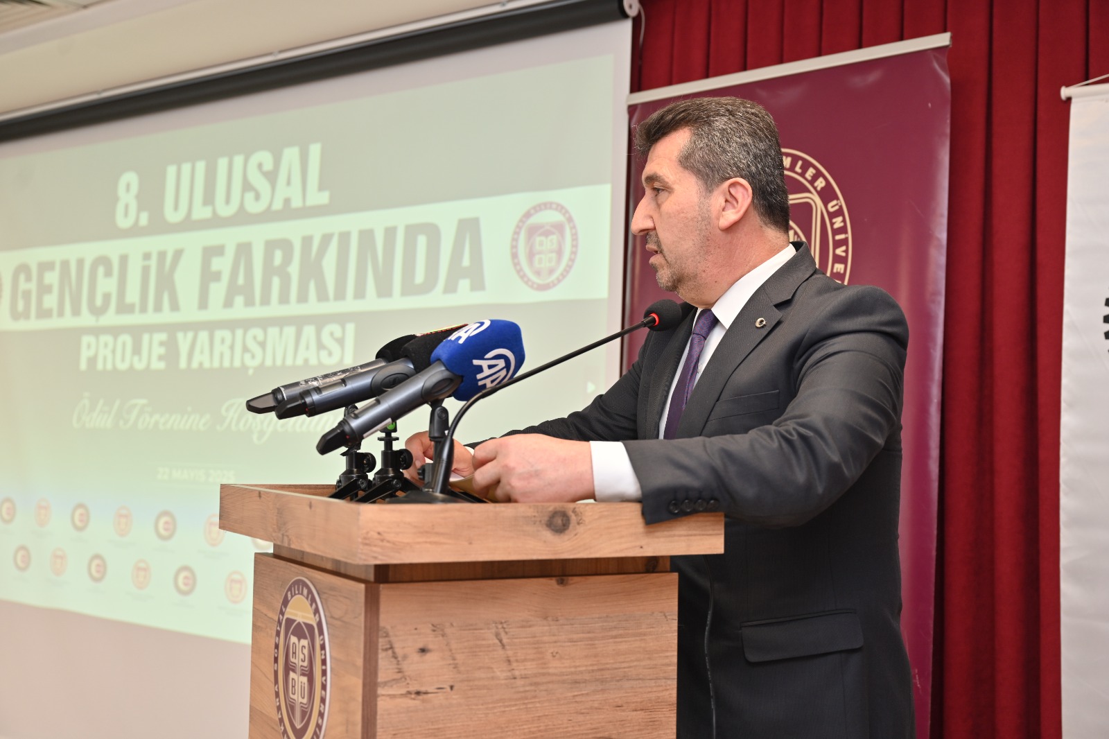 ASBÜ Ev Sahipliğinde ”8. Ulusal Gençlik Farkında Proje Yarışması” Ödül Töreni Düzenlendi