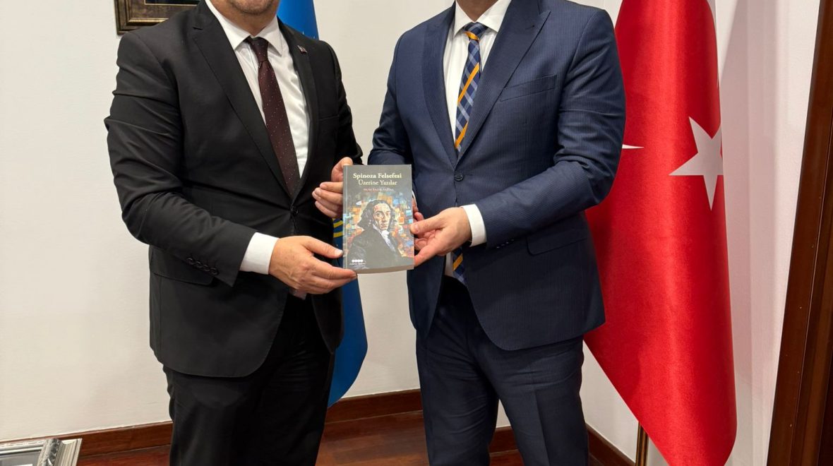 ASBÜ Rektörü Prof. Dr. Musa Kazım Arıcan, Almatı Başkonsolosu Evren Müderrisoğlu ile Görüştü