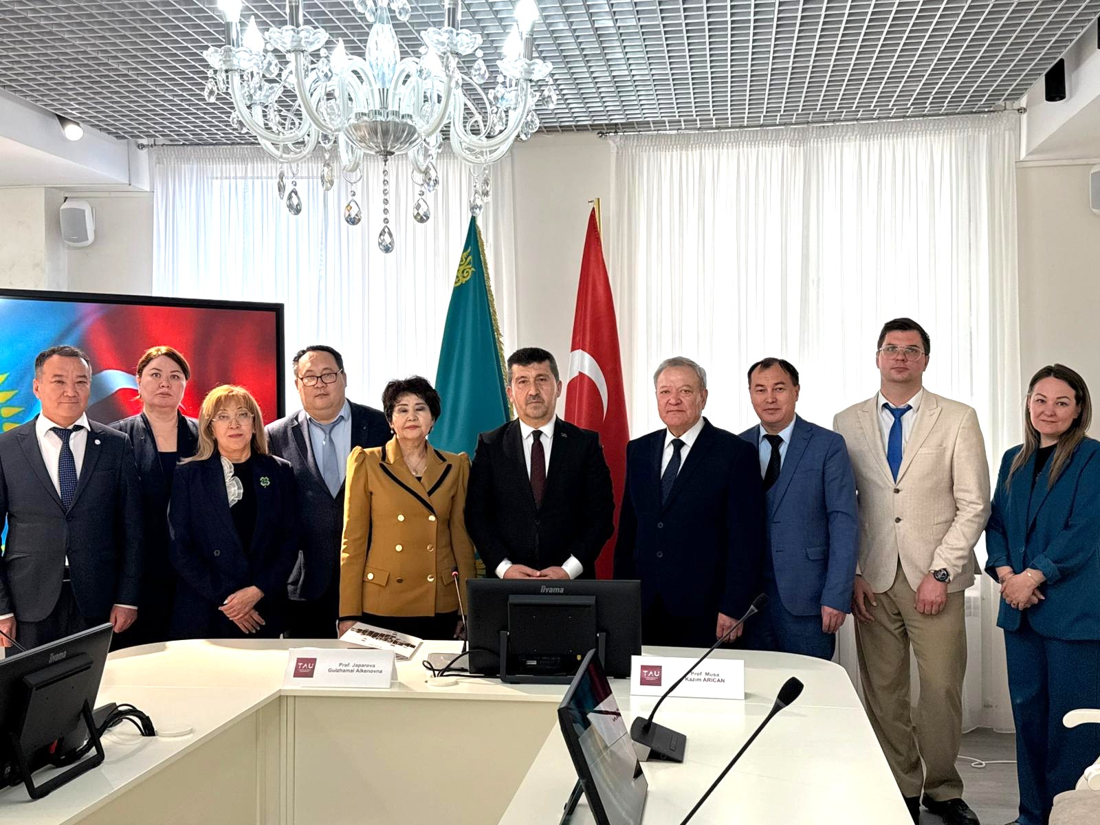 Ankara Sosyal Bilimler Üniversitesi (ASBÜ) ve Turan-Astana Üniversitesi [(TAU)-Kazakistan] Arasında Mutabakat Zaptı İmzalandı