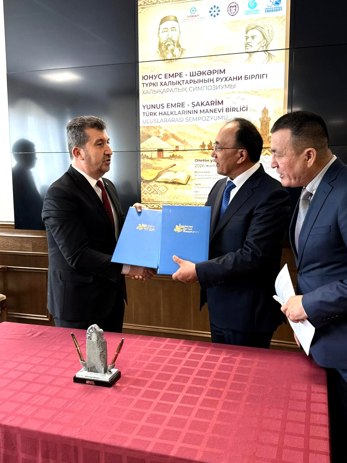 Ankara Sosyal Bilimler Üniversitesi (ASBÜ) ile L.N. Gumılyov Avrasya Millî Üniversitesi Arasında Mutabakat Zaptı İmzalandı