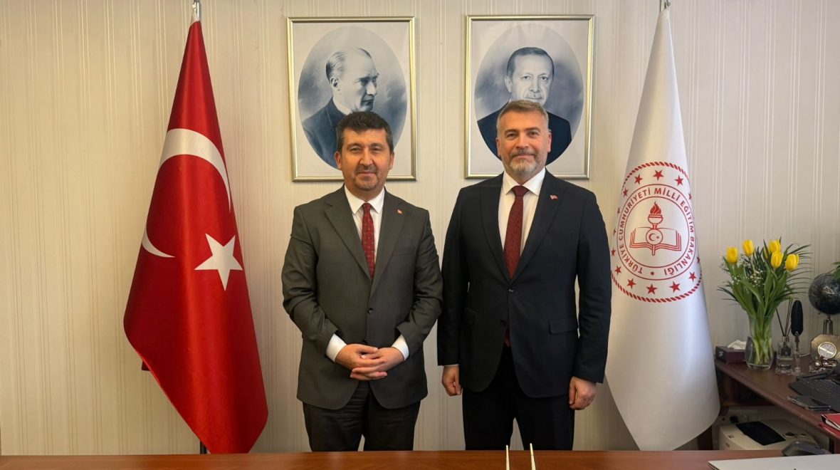 ASBÜ Rektörü Prof. Dr. Arıcan, MEB Bakan Yardımcısı Prof. Dr. Demirli ile Bir Araya Geldi