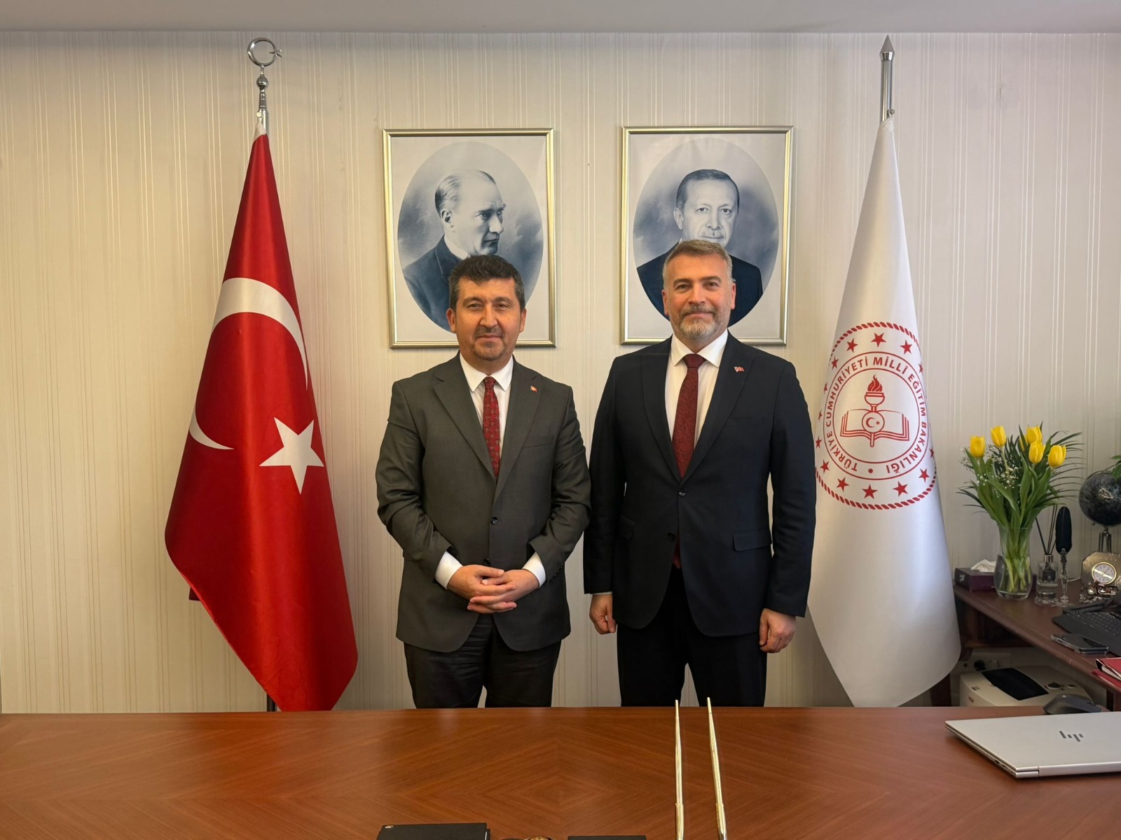 ASBÜ Rektörü Prof. Dr. Arıcan, MEB Bakan Yardımcısı Prof. Dr. Demirli ile Bir Araya Geldi