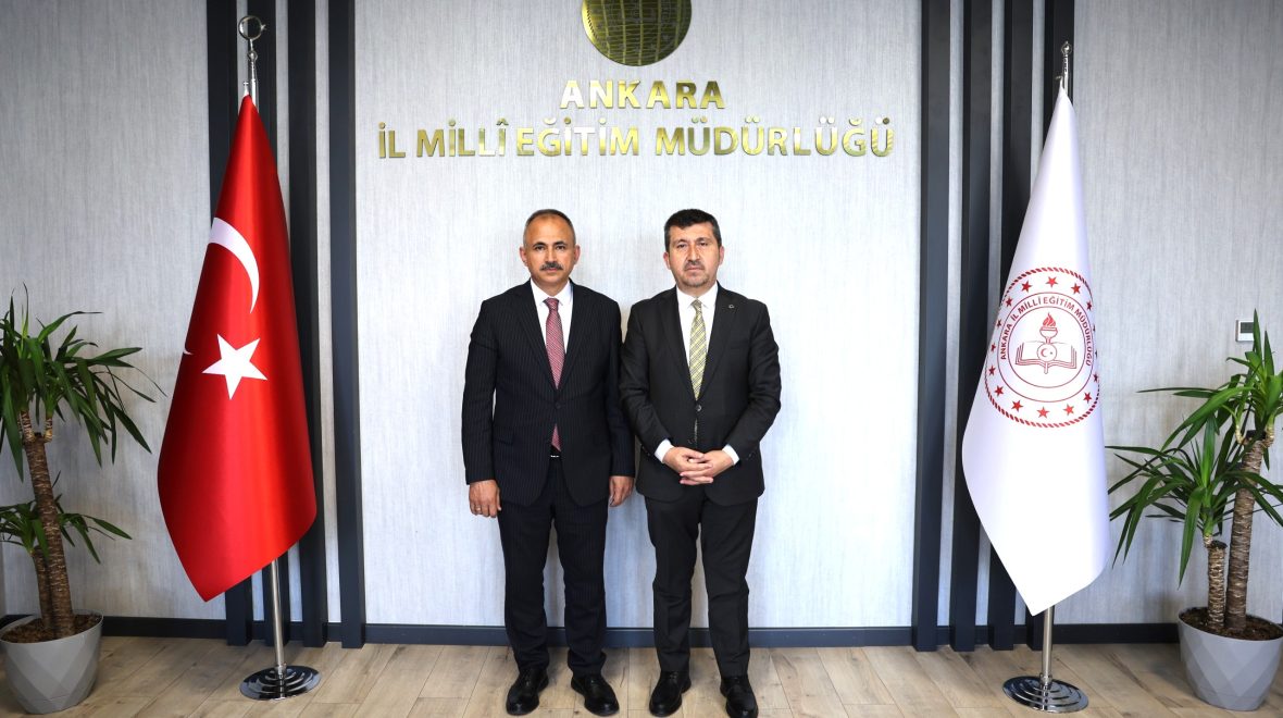 ASBÜ Rektörü Prof. Dr. Arıcan Ankara İl Millî Eğitim Müdürü Küçükali ile Bir Araya Geldi
